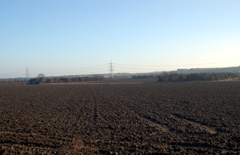 View from Dunstable Road towards Houghton Regis December 2008